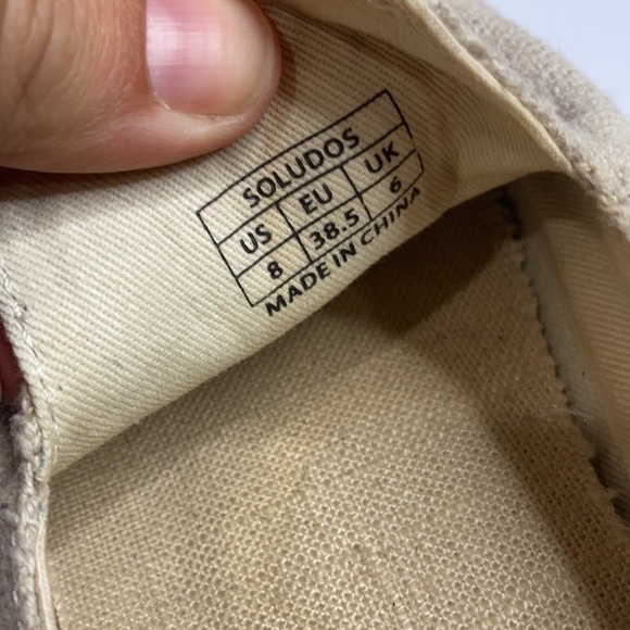 Soludos x Jadon Polan collab all American shoes size 8 - Picture 7 of 8